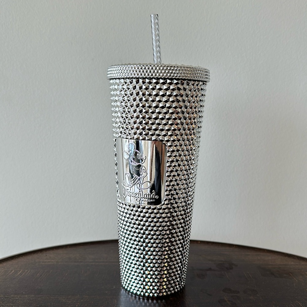 Silver Studded Disney Starbucks Tumbler